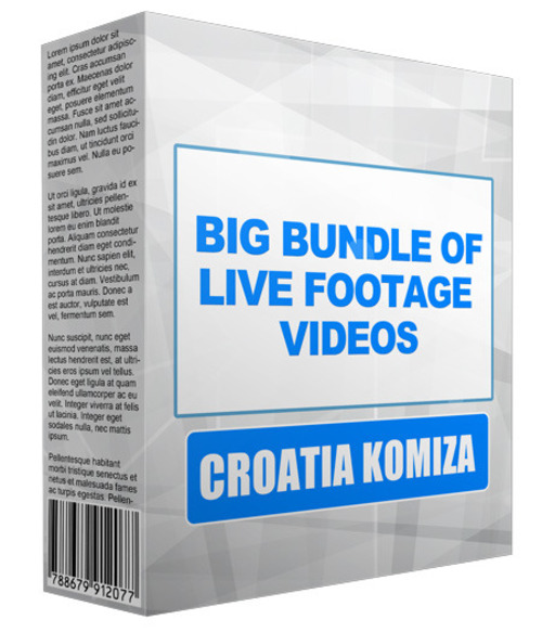 Product picture Big Bundle Of Live Footage Videos - Croatia Komiza
